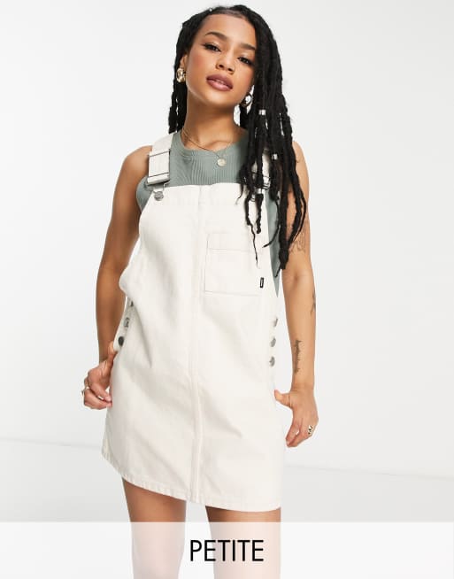 Dungaree dress with white shirt sale