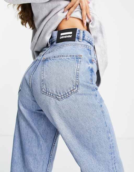 Denim Petite – Echo – Jeans in Blau mit geradem Schnitt, hohem