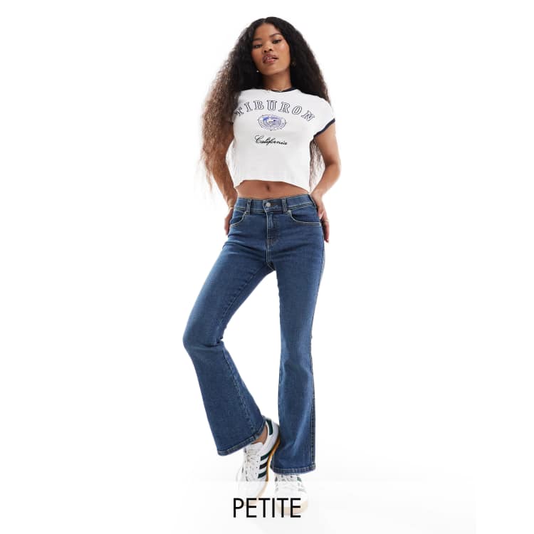 Dr Denim Petite Lexy Bootcut mid waist slim fit bootcut leg jeans - Main Image