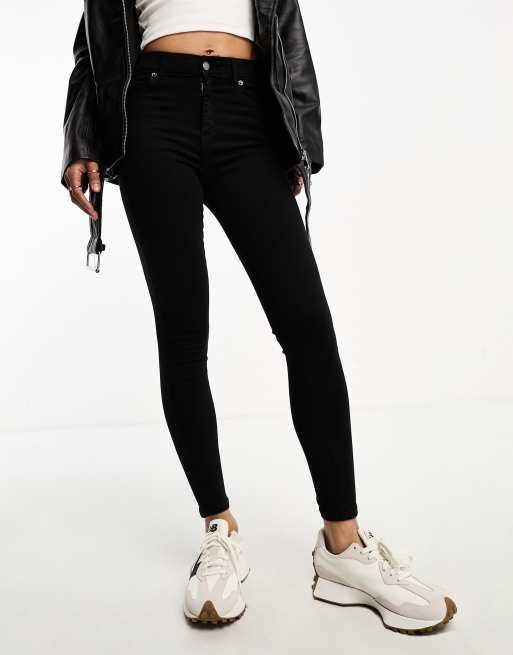 Dr Denim Petite - Lexy - Jean super skinny taille mi-haute - Noir, 4 de 5