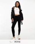 [Dr Denim Petite] Dr Denim Petite Lexy mid-rise super skinny jeans in black XS Black