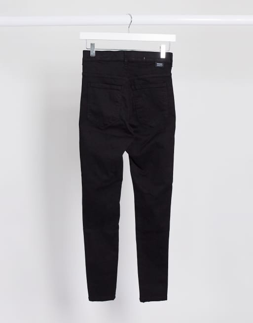Dr Denim Petite – Moxy – Obcisłe jeansy z bardzo wysokim stanem, 2 z 4