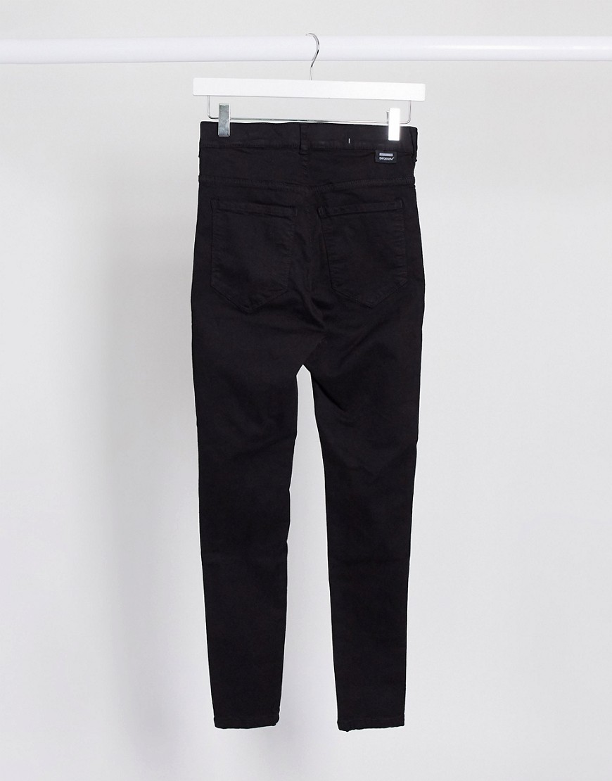 Alternative product photo of Dr denim petite moxy sky high waist skinny jeans - black