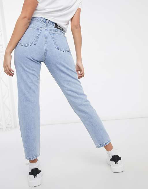 Dr Denim Petite – Nora – Jasnoniebieskie mom jeans, 2 z 4