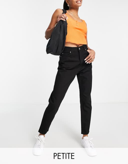 Dr Denim Petite - Nora - Jeans met rechte pijpen in zwart