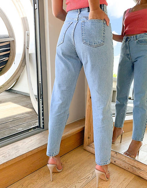 Dames Kleding voor voor Jeans voor Bootcut jeans Dr Denim Denim Nora Mom Jeans Met Hoge Taille 