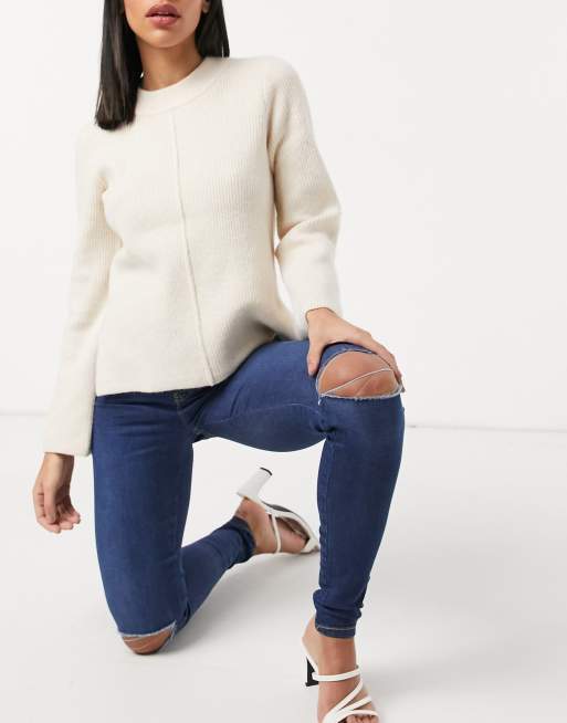 Dr Denim - Plenty - Skinny jeans met gescheurde knieën in blauw, 4 van 4
