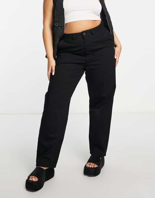 Dr Denim Plus - Bella - Jean mom - Noir