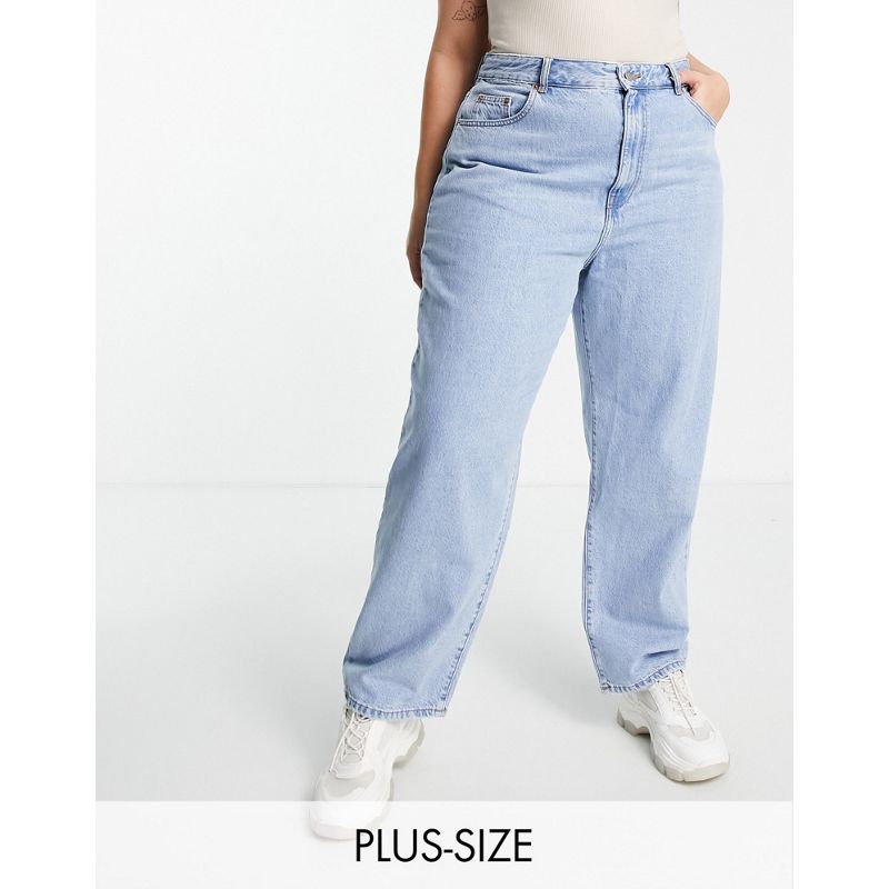 Jeans UnQp5 Dr Denim Plus - Bella - Mom jeans oversize lavaggio blu chiaro