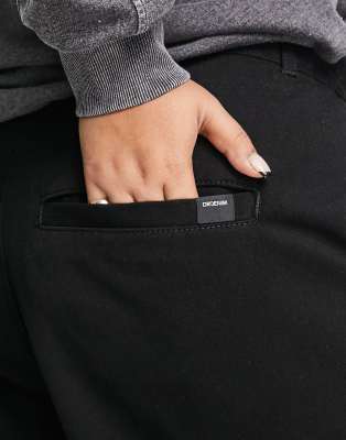 Dr Denim Plus Bella Straight Leg Pants In Black