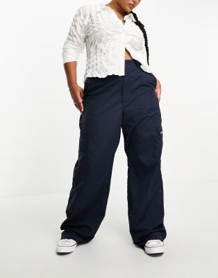 Dr Denim Plus Donna cargo pants in navy