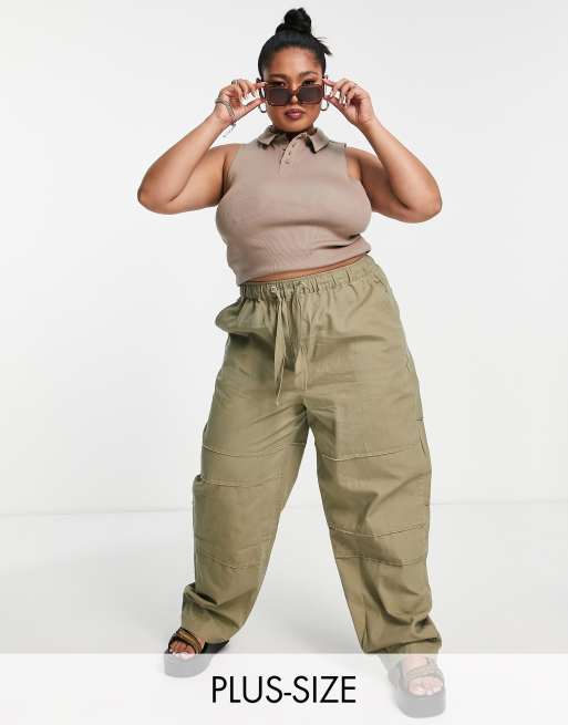 Dr Denim Plus - Lila - Top senza maniche color tortora con colletto