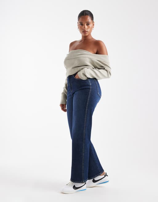Dr Denim Plus - Moxy - Jean droit - Indigo foncé délavé, 2 de 5