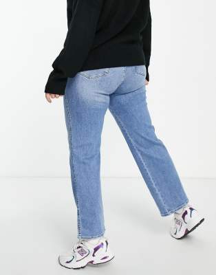 sky high straight leg jeans