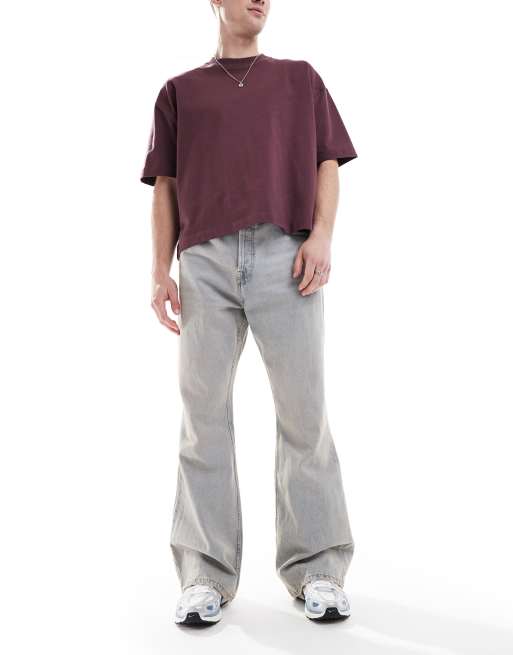 Dr. Denim - Rift - Blå bootcut-jeans i lys vintage-vask