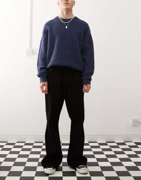 Dr Denim - Rift - Bootcut-jeans med vide ben og mellemhøj talje i sort vask i afslappet pasform - view 1