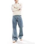 [Dr Denim] Dr Denim Rift bootcut leg jeans in canyon sky retro dirt midwash blue W26 L32 Midwash blue