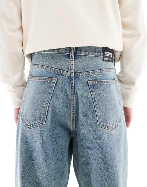 Dr Denim Rift bootcut leg jeans in canyon sky retro dirt midwash blue, 4 of 5