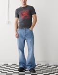 [Dr Denim] Dr Denim Rift relaxed fit bootcut jeans in used midwash blue W31 L32 Midwash blue