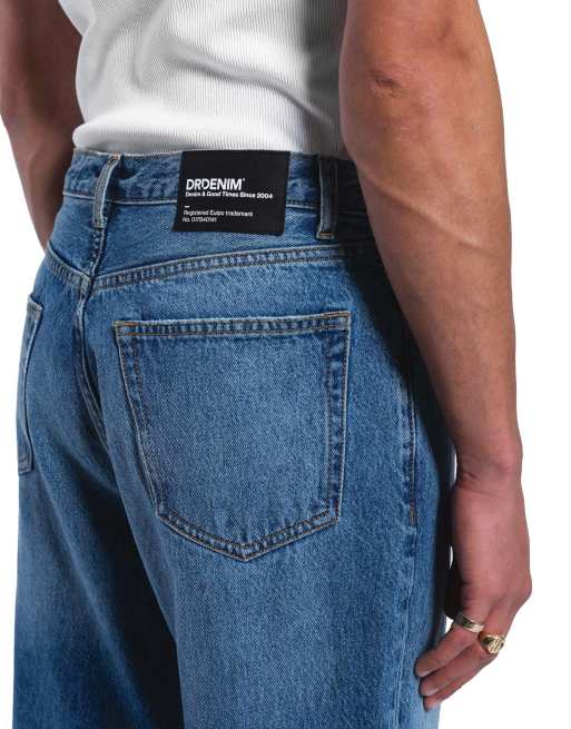 Dr Denim Rift wide bootcut jeans in blue, 7 of 7