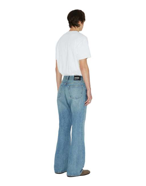 Dr Denim Rift wide bootcut jeans in blue, 2 of 7