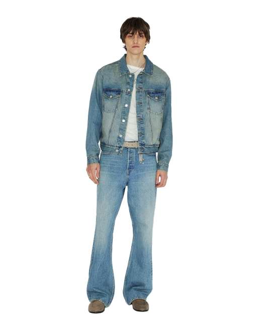 Dr Denim Rift wide bootcut jeans in blue, 4 of 7