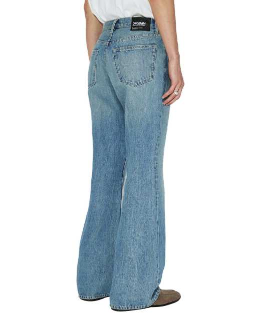 Dr Denim Rift wide bootcut jeans in blue, 7 of 7