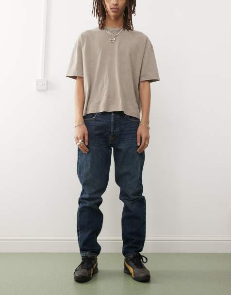 Dr. Denim - Rush - Jeans regular fit blu lavaggio scuro invecchiato Canyon - view 1