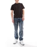 [Dr Denim] Dr Denim Rush regular fit jeans in canyon mid vintage darkwash blue W28 L30 Darkwash blue