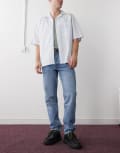 [Dr Denim] Dr Denim Rush regular fit jeans in stream sky used wash-Blue W28 L32 Midwash blue