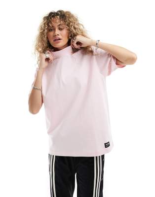 Dr Denim - Rylie - Oversize-T-Shirt in zartem Rosa