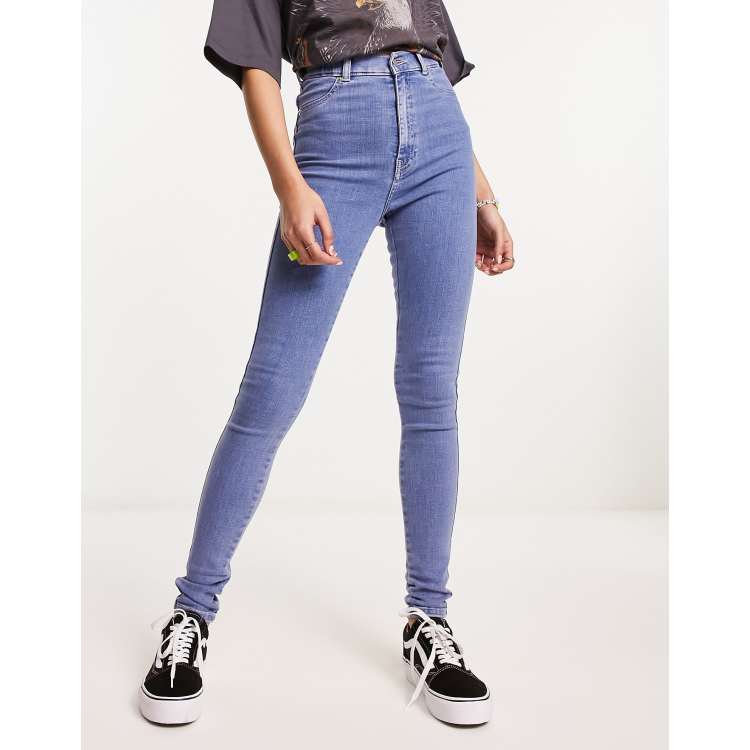 Dr Denim – Solitaire – Mellanblå skinny jeans ASOS