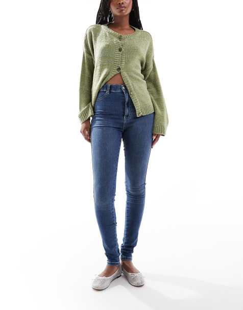 Dr Denim – Solitaire – Niebieskie jeansy o bardzo obcisłym kroju z wysokim stanem - view 1