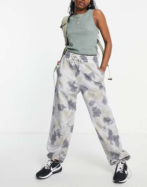 Dr Denim straight leg trackies with toggle hem in tie dye