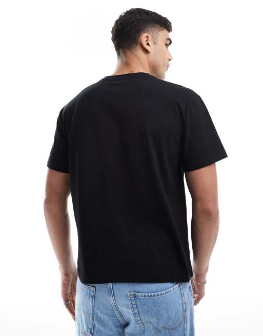 Dr Denim - T-shirt ras de cou à manches courtes - Noir, 2 de 4