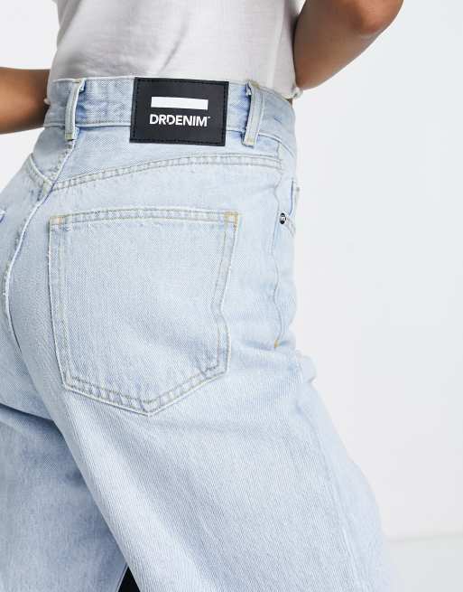 Dr Denim Tall – Echo – Jasnoniebieskie jeansy z szerokimi nogawkami i wysokim stanem, 2 z 4