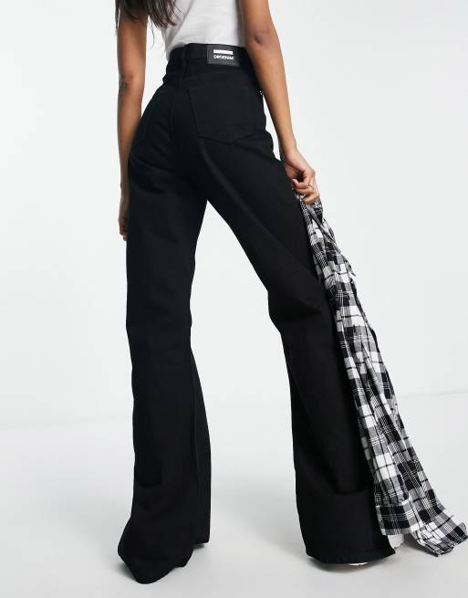 Denim Tall Echo sky high wide leg jeans shoe in | ASOS