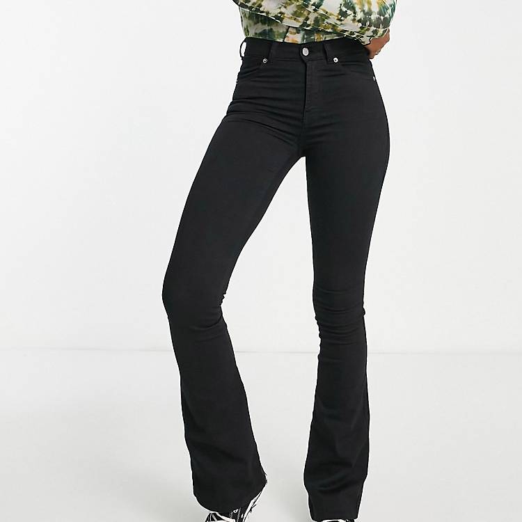 Dr Denim Tall Lexy Jeans med bootcut sort | ASOS