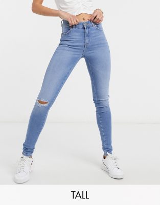 tall ripped skinny jeans