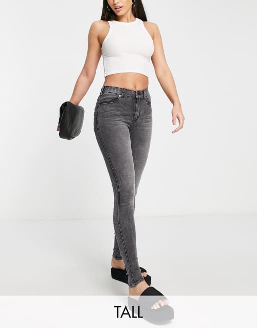 Dr Denim Tall Lexy skinny jeans in  boulder grey