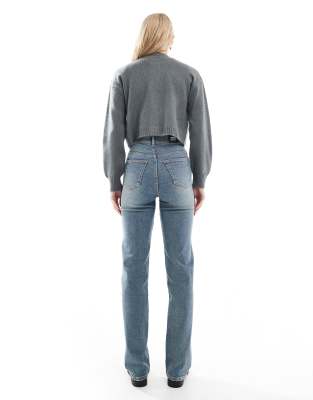 Dr Denim Tall Moxy Straight Leg Jeans In Blue
