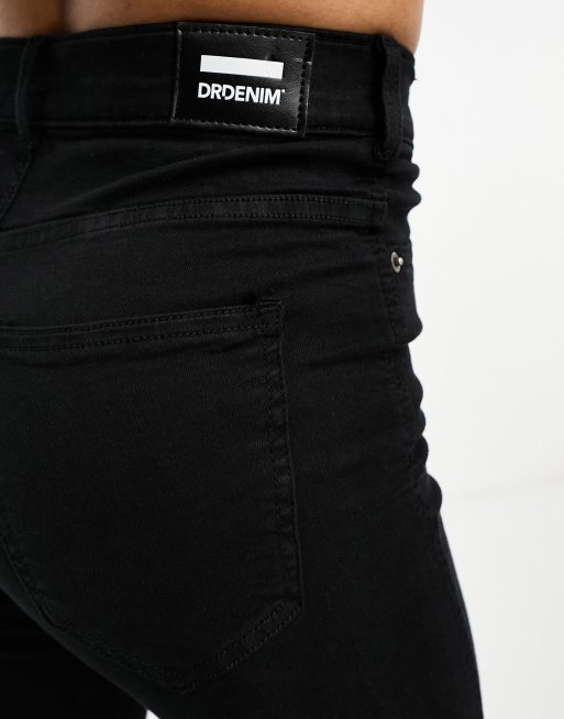 Dr Denim Tall – Moxy – Svarta skinny jeans med medelhög midja, 4 av 5