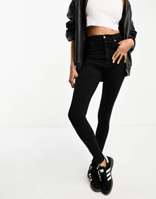 Dr Denim Tall – Moxy – Svarta skinny jeans med medelhög midja, 5 av 5