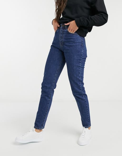 Dr Denim Tall Nora high rise mom jeans in cream