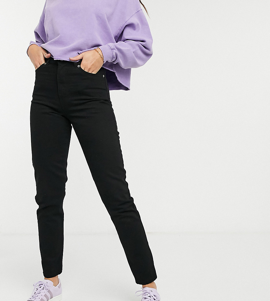 Dr Denim Tall - Nora - Mom jeans met hoge taille in zwart
