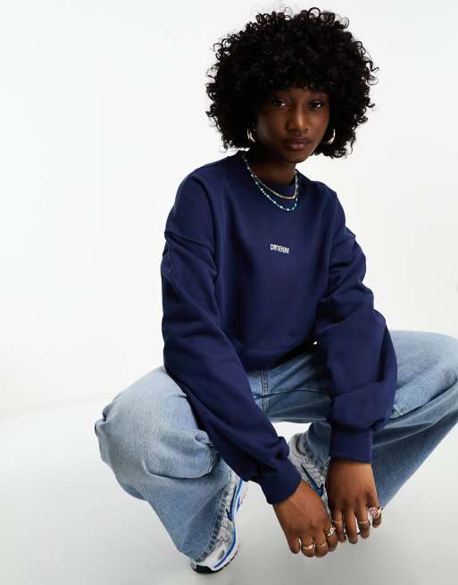 Loose crew hot sale neck sweatshirt