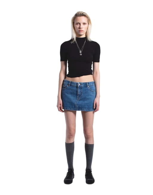 Dr Denim Tiggy skirt in blue, 5 of 7