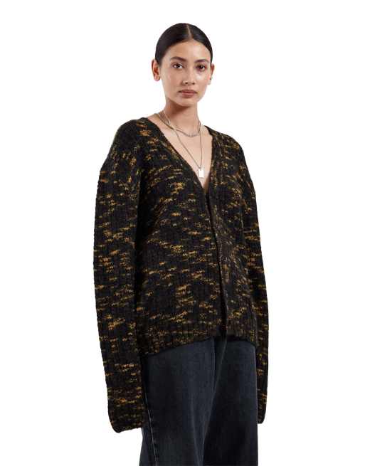 Dr Denim Tom cardigan in black, 4 of 7