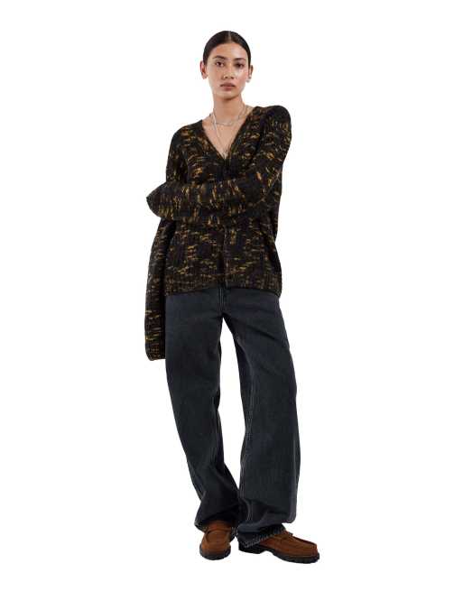 Dr Denim Tom cardigan in black, 5 of 7
