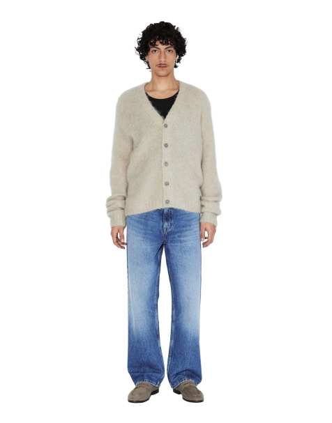 Dr Denim Tom cardigan in brushed silver lining - view 1